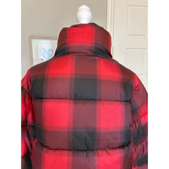Old Navy | NWT, Buffalo Red/Black Plaid Puffer Jacket | Med - Picture 10 of 13